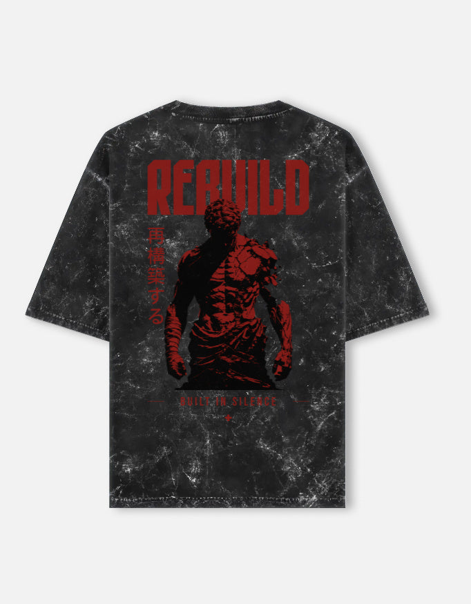 Black · back · Greek God Tee — Red Back