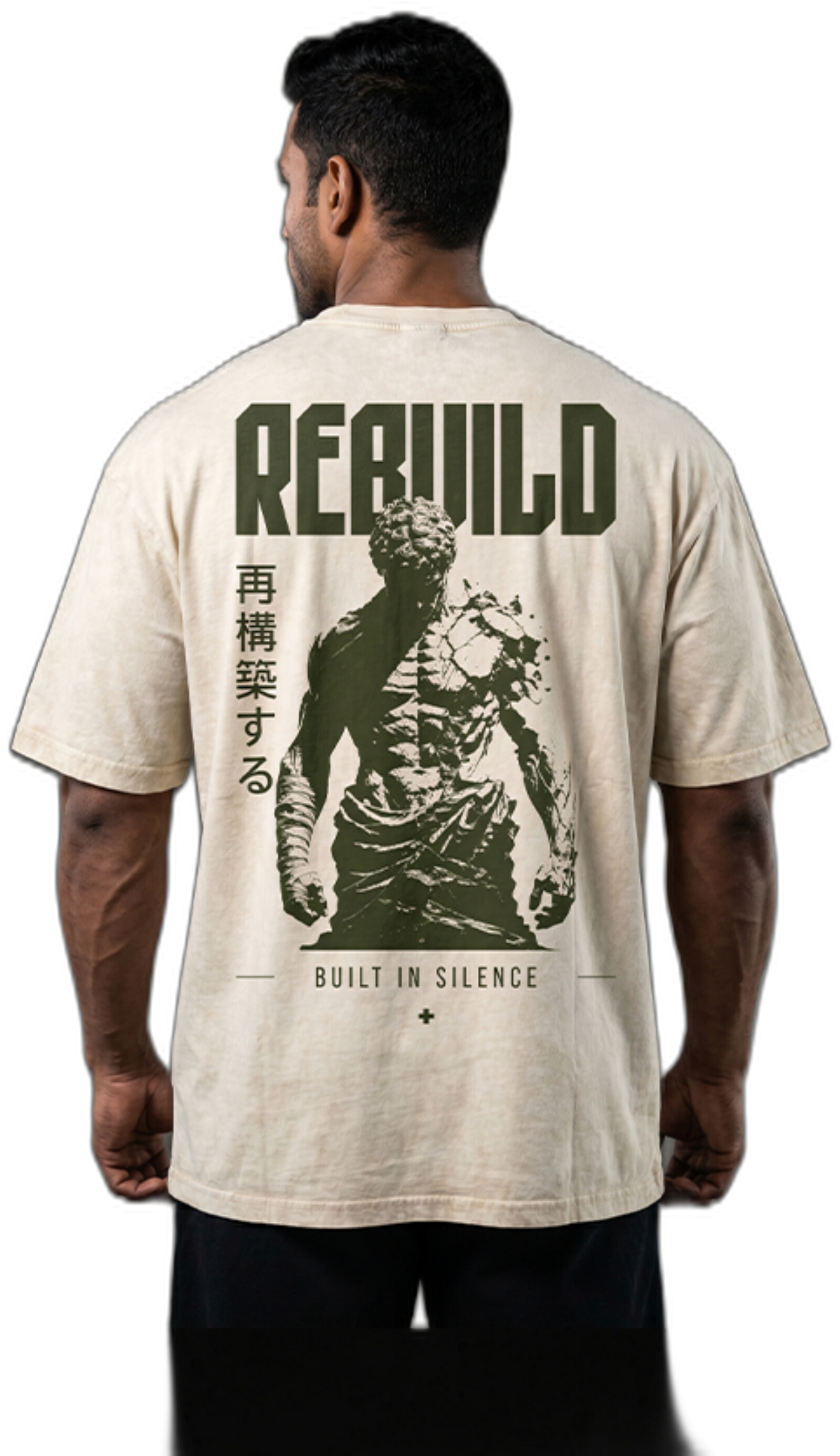 REBUILD Tee — Greek God — Cream
